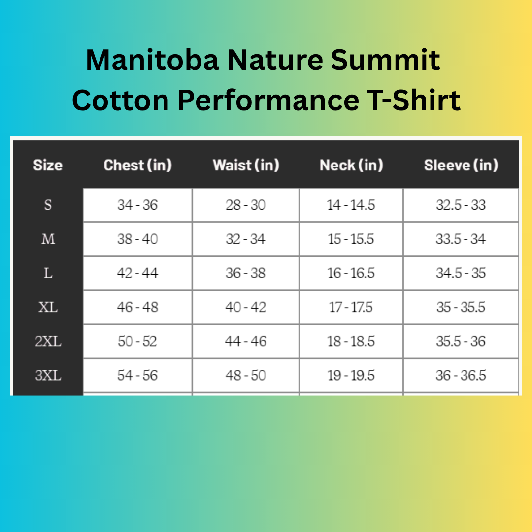 Manitoba Nature Summit Cotton Performance T-Shirt