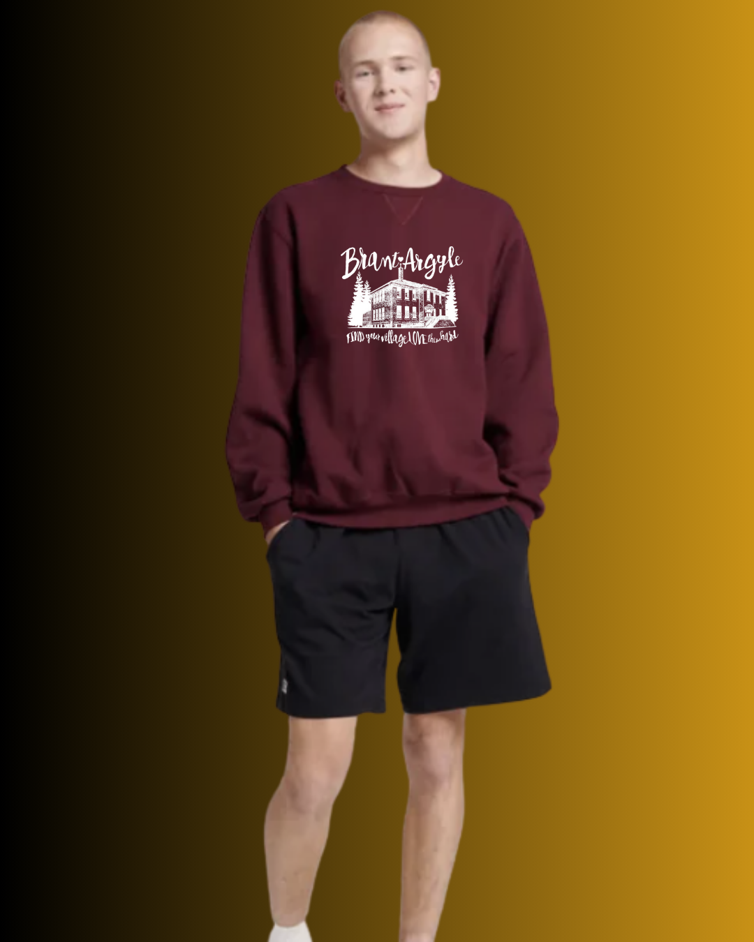 Brant-Argyle Russell Athletic Dri-Power® Fleece Crew Sweatshirt