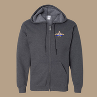 Teulon Curling Club Zip Up Hooded Sweatshirt