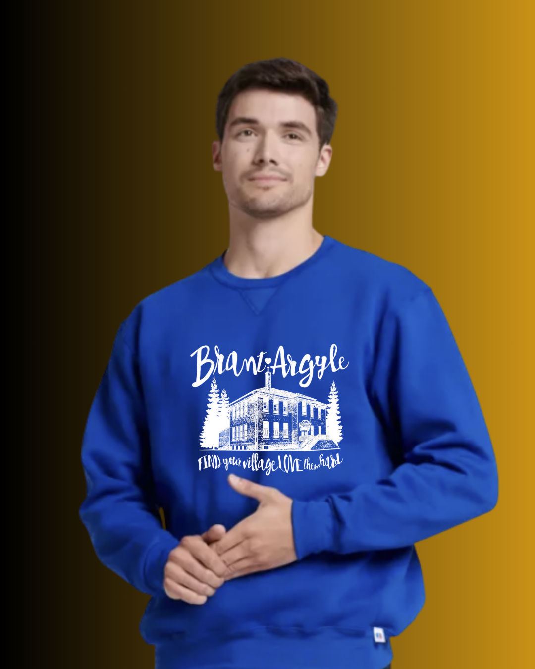 Brant-Argyle Russell Athletic Dri-Power® Fleece Crew Sweatshirt