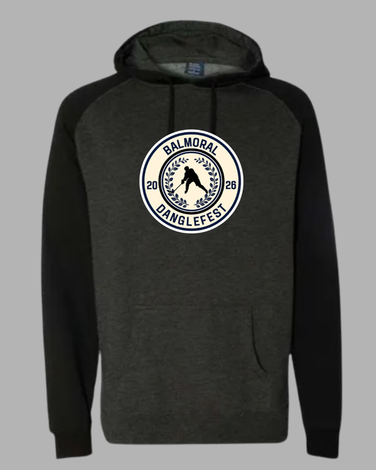 Balmoral Danglefest Raglan Sleeve Pullover Hood