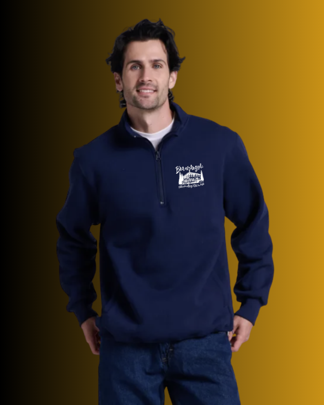 Brant-Argyle Russell Quarter Zip