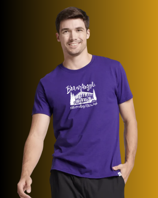 Brant-Argyle Russell Athletic Cotton Performance T-Shirt