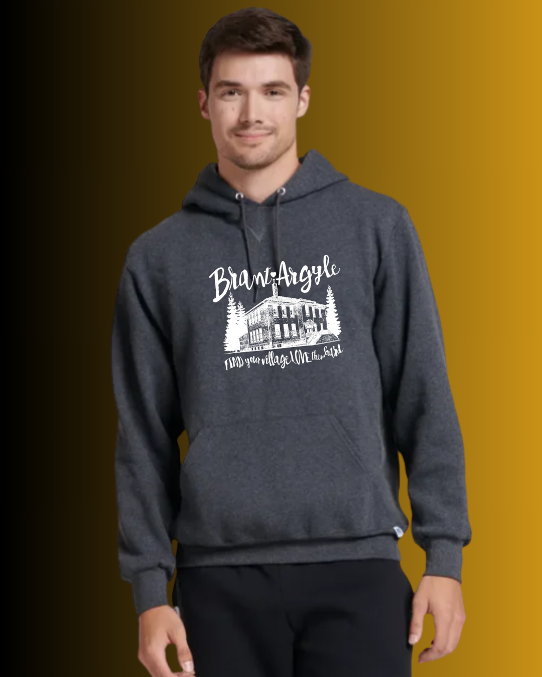 Brant-Argyle Russell Athletic DRI-POWER® Unisex Hoodie