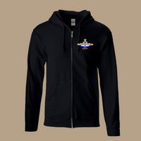 Teulon Curling Club Zip Up Hooded Sweatshirt