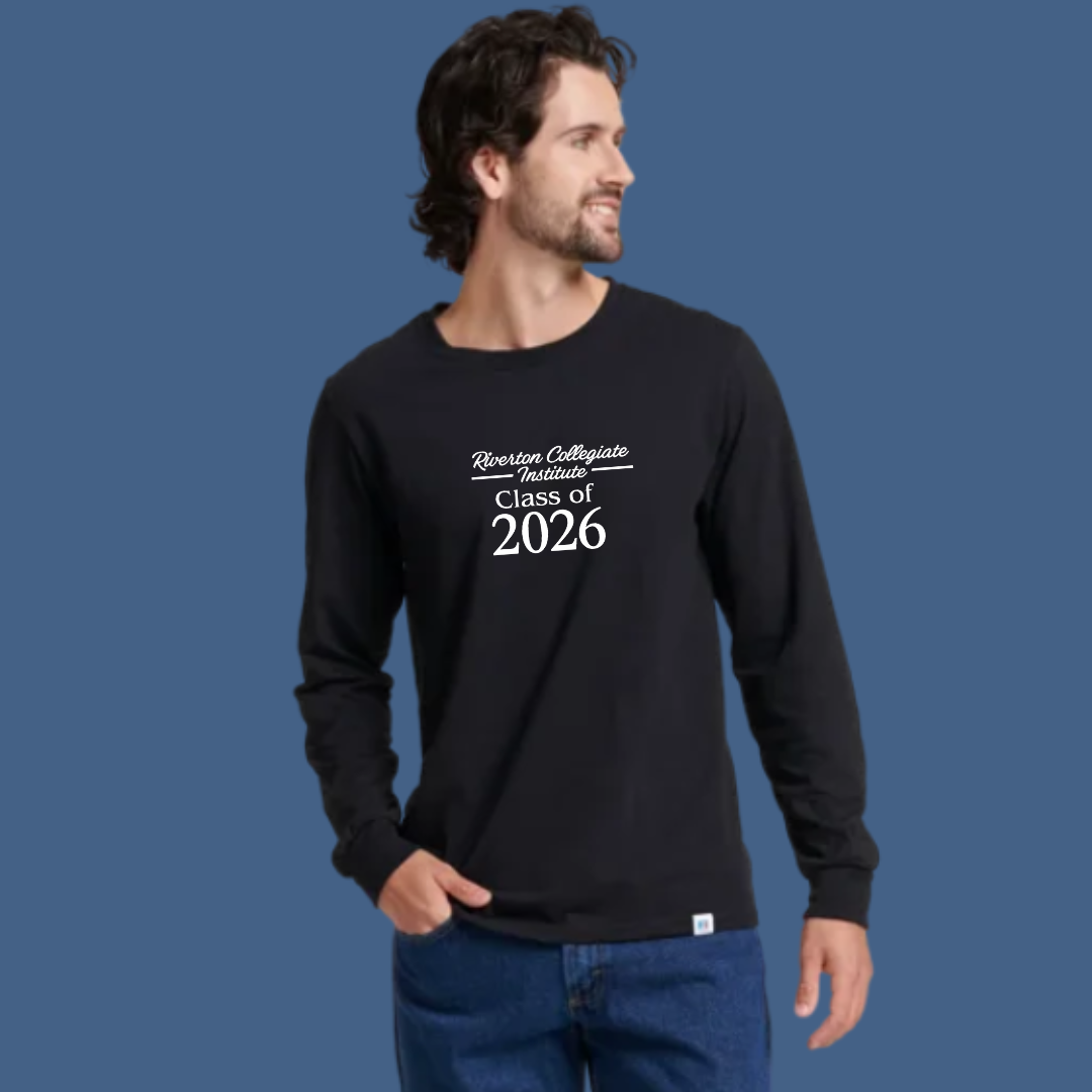 Riverton Collegiate Class of 2026 Russell Athletic Cotton Performance Long Sleeve T-Shirt