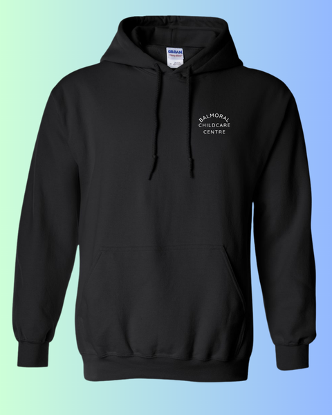 Balmoral Childcare Centre Gildan Heavy Blend 50/50 Hooded Sweatshirt "Letters" EMBROIDERED