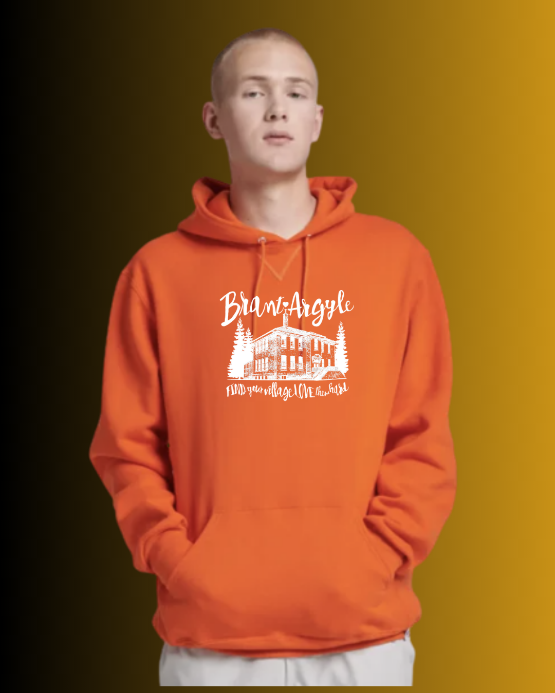 Brant-Argyle Russell Athletic DRI-POWER® Unisex Hoodie