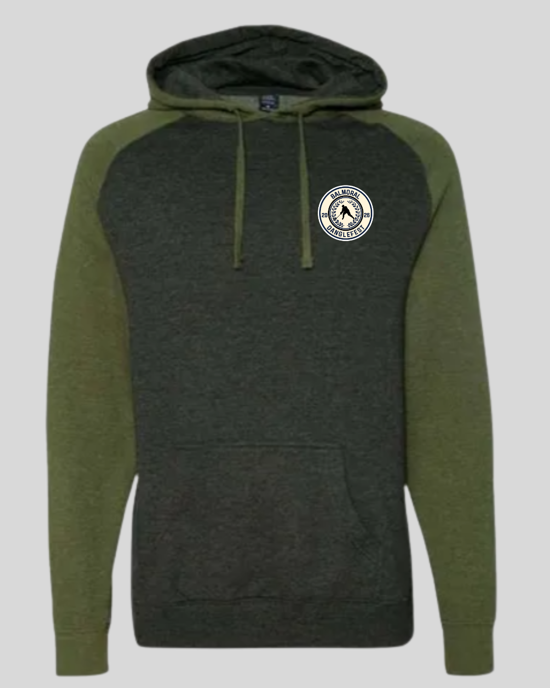 Balmoral Danglefest Raglan Sleeve Pullover Hood