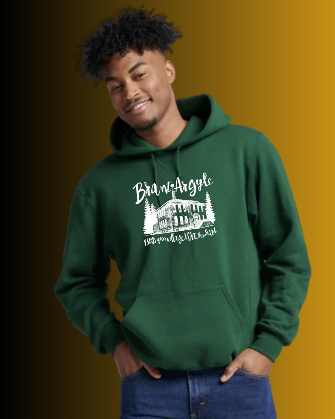 Brant-Argyle Russell Athletic DRI-POWER® Unisex Hoodie