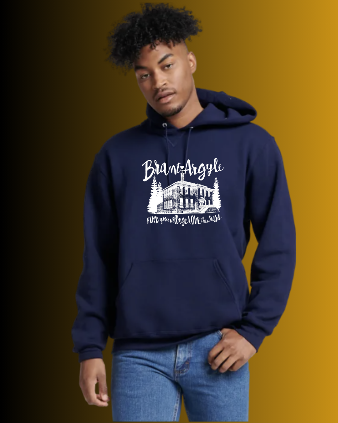 Brant-Argyle Russell Athletic DRI-POWER® Unisex Hoodie