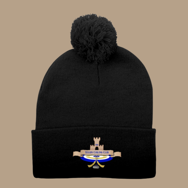 Teulon Curling Club Sportsman Pom Pom Toque