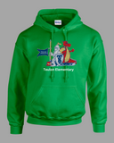 Teulon Elementary Heavyweight Blend 50/50 Hoodie - DIGITAL PRINT