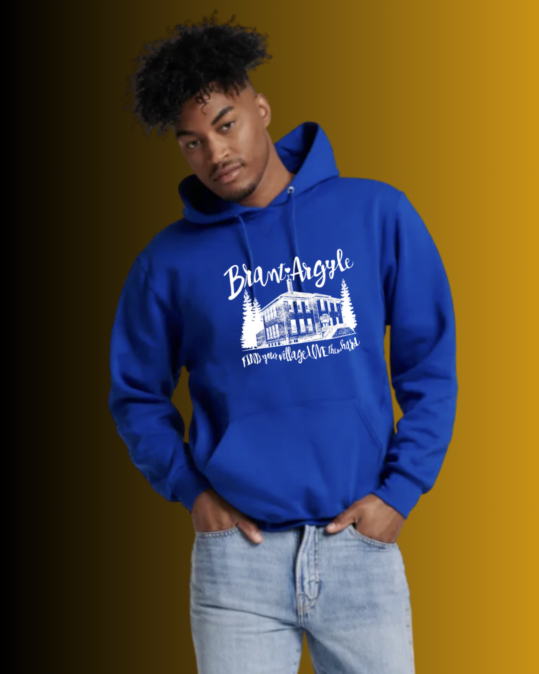 Brant-Argyle Russell Athletic DRI-POWER® Unisex Hoodie