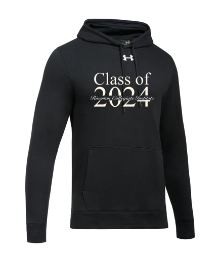 Riverton Collegiate Class of 2024 Under Armour Hustle Fleece Hoody