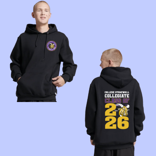 Collège Stonewall Collegiate Class of 2026 Russell Dri-Power® Fleece Hoodie 2