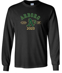 Arborg Collegiate Grad Gildan Long Sleeve T-Shirt Screen Printed